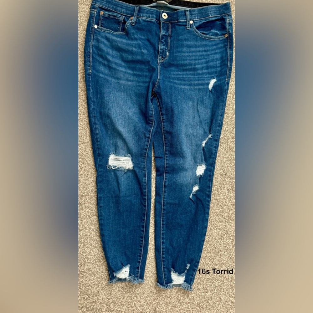 Sky high skinny premium stretch jeans